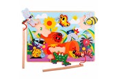 Zabawki dla niemowlat - Bigjigs Magnetic Fishing Game Insects - BJ919