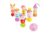 Zabawki na zewnatrz - Bigjigs Wooden Bowling Set Princesses 7 pcs. - BJ864