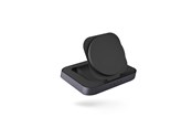 Telefon - Adapter i Ladowarka - ZENS Magnetic Nightstand Charger Black - ZESC16B/00