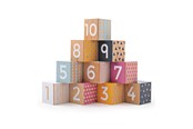 Zabawki dla niemowlat - Bigjigs Bigjjigs Wooden Blocks with Numbers - 32004