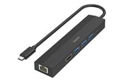 USB hub - Hama 00200144 interface hub USB hub - 6 - USB 3.1 - Czarny - 00200144