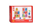Zabawki dla niemowlat - Bigjigs Wooden Stacking Game Teddy Bears. - 33025