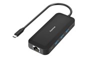 Stacja dokujaca - Hama Essential Line - docking station - USB-C - HDMI - 10Mb LAN - 00300080
