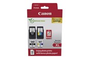 Papier, papier fotograficzny i etykiety - Canon PG-560XL/CL-561XL / 3712C008 High Value Pack - 3712C008