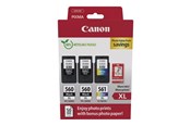 Papier, papier fotograficzny i etykiety - Canon PG-560XLx2/CL-561XL / 3712C012 High Value Pack - 3712C012