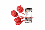 Masazer - Therabody PowerDot DUO RED 2.0 electronic muscle stimulator - PD01920-01