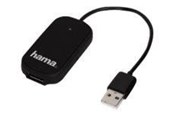Adapter Sieciowy (karta sieciowa, serwer druku, itp.) - Hama "Basic" Wi-Fi Data Reader - network media streaming adapter - USB 2.0 - 119450