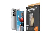 Telefon - szklo ochronne - PanzerGlass 3-in-1 Protection Pack Samsung Galaxy S24 | Ultra-Wide Fit w. EasyAligner - PANZERB1210+7350