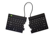 Klawiatura - R-Go Tools R-Go Split Break - keyboard - with integrated break indicator - QWERTY - US - black - Klawiatury - Angielski (US) - Czarny - RGOSBUSWLBL