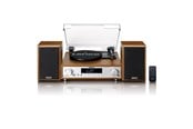 Gramofon - Lenco MC-160WD - HiFi Stereo system with Record Player DAB+/FM radio and Bluetooth® - Wood - Gramofon - MC-160WD