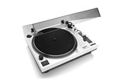 Gramofon - Lenco L-3810WH - Direct-drive Record Player with USB/PC encoding - White - Gramofon Biały - L-3810WH