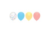 Zabawki - Haza Witbaard Balloon mix Pastel 6pcs. - 439341