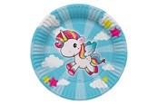 Zabawki - Folat BV Unicorn Plates 8pcs. - 61933