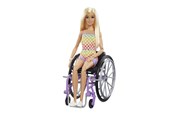 Lalki i akcesoria - Barbie Fashionista Wheelchair Checkers - HJT13