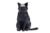 Zabawki - Mojo Farmland Sitting Cat Black - 387372 - 387372
