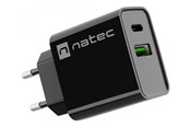 Telefon - Adapter i Ładowarka - Natec Ribera power adapter - USB 24 pin USB-C - 20 Watt - NUC-2062
