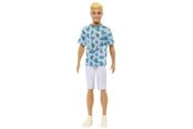 Lalki i akcesoria - Barbie Fashionista Ken Blue Shirt - HJT10