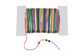 Artykuly Artystyczne & Rzemieslnicze - Colorations - Satin Bead Cord Rainbow 91mtr. - CHRAINCO