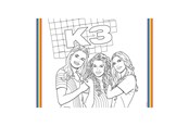 Kreatywne gry - Folat BV K3 Placemats Coloring Pages 6pcs. - 23239