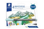 Przybory do pisania i rysowania - Staedtler Brush Pens "Lake Colours" 4 pcs - 371 BK4-2