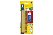 Przybory do pisania i rysowania - Staedtler Pencil Noris + eraser bc 100% PEFC - 120 A SBKD