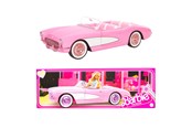 Lalka, mis i akcesoria - Barbie the Movie Collectible Car Pink Corvette Convertible - HPK02