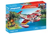 Playmobil - Playmobil Akcja - Firefighting Sea plane with extinguishing function - 71463