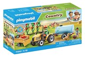Playmobil - Playmobil Wieś - Tractor with trailer and water tank - 71442