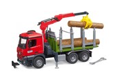 Samochody i pojazdy - Bruder MB Arocs Timber truck with loading crane grab and - BR3669