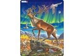 Puzzle - Larsen Puzzles Larsen Reindeer (60 pcs) - LA-FH26