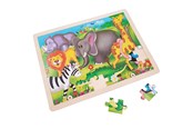 Puzzle - Playwood Wooden Jigsaw Puzzle Wild Animals Drewniany - RS204A