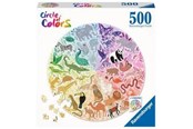 Puzzle - Ravensburger Circle of Colors Puzzles - Animals 500pcs. Podłoga - 171729