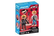 Figurki - Playmobil Miraculous: Adrien & Cat Noir - 71337
