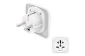 Kable - różne - Hama Traveladapter Type E/F Universal World-EU White - 00223455