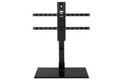 Uchwyty ścienne, uchwyty AV i meble AV - Sanus Universal TV Swivel Stand Max VESA 600x400 Black - Max 55 kg - recommended for 86" - VTVS2-B2