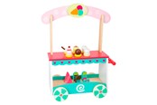 Zabawa w udawanie - Small Foot - Wooden Ice Cream Cart with Accessories - 11065