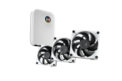 Wentylator obudowy - HYTE THICC FP12 Fan 3 Pack - Wentylator obudowy - 120mm - Biały z czarnymi skrzydłami - 47 dBA - FAN-HYTE-FP12-BW-3NP