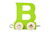 Zabawki drewniane - Small Foot - Wooden Letter Train Color - B - 10352