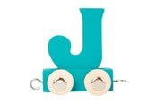 Zabawki drewniane - Small Foot - Wooden Letter Train Color - J - 10360