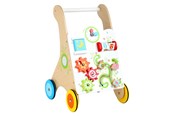 Zabawki dla niemowlat - Small Foot - Wooden Baby Walker Walker Colorful - 10745