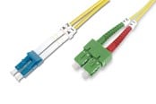 Kabel sieciowy - DIGITUS Fiber Optic Singlemode Patchcable SC to LC - 1m - 1m - DK-292SCA3LC-01