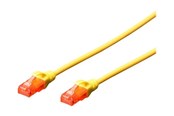 Kabel sieciowy - DIGITUS Professional patch cable - 25 cm - yellow - Żółty - 0.25m - DK-1617-0025/Y