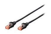 Kabel sieciowy - DIGITUS Professional patch cable - 2 m - black - Czarny - 2m - DK-1644-020-BL-10