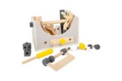 Zabawki drewniane - Small Foot Wooden Toolbox 2-in-1 28 pcs - 11809