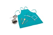 Zabawa w udawanie - Small Foot - Play Cooking Set with Apron 9 pcs. - 11966