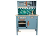 Zabawa w udawanie - Small Foot - Wooden Children's Kitchen Blue 7dlg. - 12216