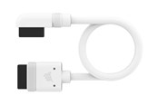 Obudowa komputerowa - akcesoria - Corsair iCUE LINK Cable - 20cm - Straight & 90° Connector - White - CL-9011131-WW