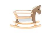 Zabawki dla niemowlat - Small Foot - Rocking Horse with Seat Brown - 12291