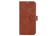 Telefon - Pokrowiec i etui - Radicover Wallet Case Anti Radiation 2in1 Brown iPhone 14 Plus - RAD277