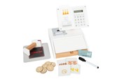 Zabawa w udawanie - Small Foot - Wooden Toy Cash Register with Scanner 15dlg. - 12249